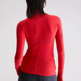 Flawy Turtleneck T-Shirt - Sanguine