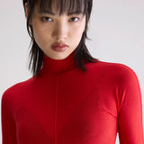 Flawy Turtleneck T-Shirt - Sanguine