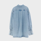 Glory Overshirt - Blue Bleach