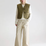 Eloise Reversible Gilet - Army