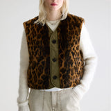 Eloise Reversible Gilet - Army