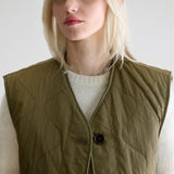 Eloise Reversible Gilet - Army