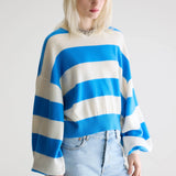 Attus Jumper - Blue/White