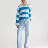 Attus Jumper - Blue/White