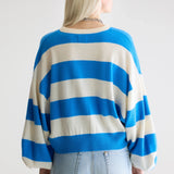 Attus Jumper - Blue/White