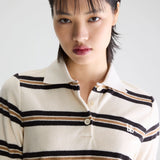 Crixus Sweatshirt - Ecru Stripe