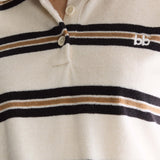 Crixus Sweatshirt - Ecru Stripe