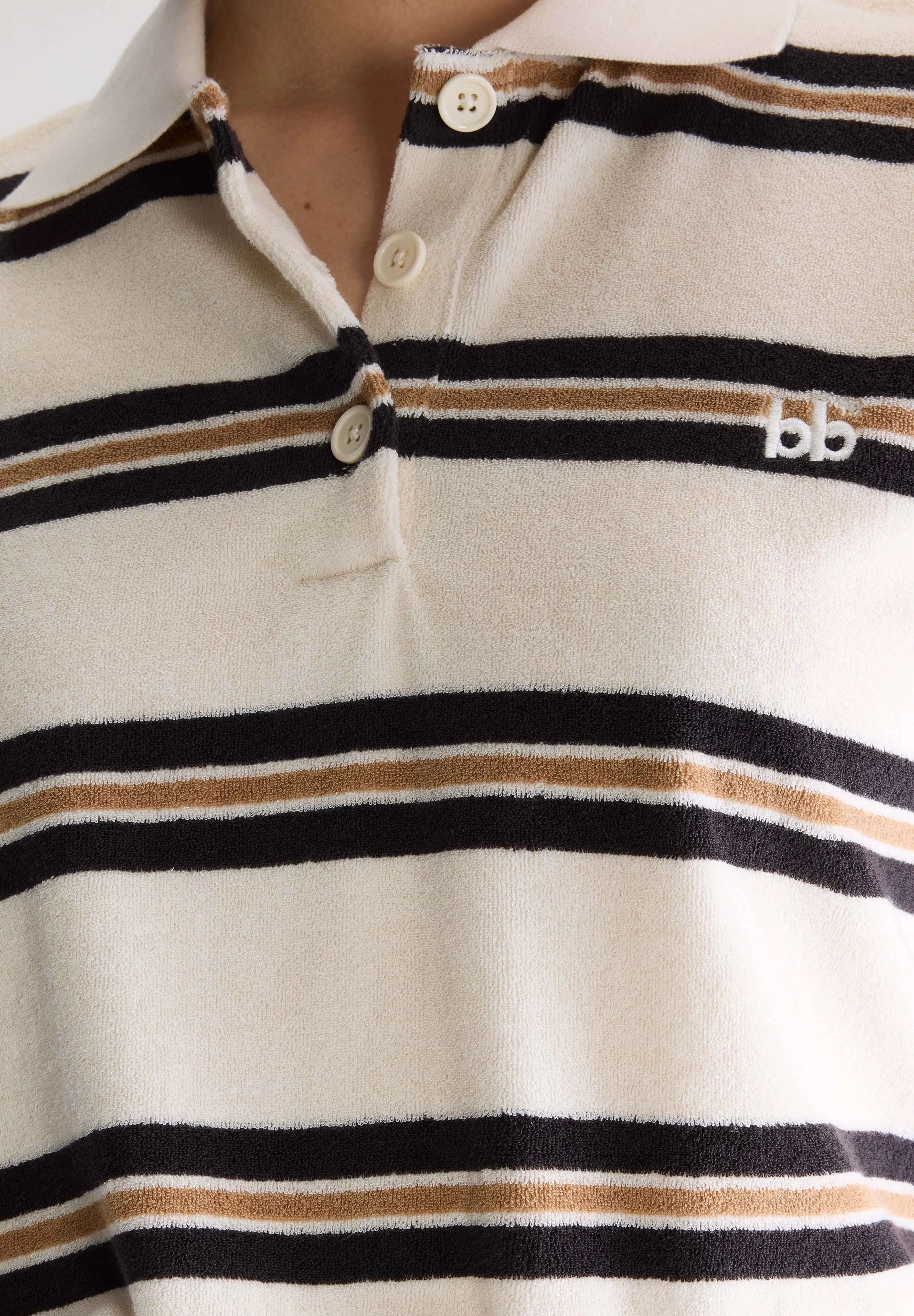 Crixus Sweatshirt - Ecru Stripe