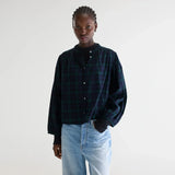 Cherry Blouse - Black/Green