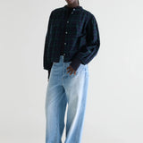 Cherry Blouse - Black/Green