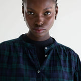 Cherry Blouse - Black/Green