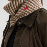 Dusol Scarf - Chocolate/Oyster