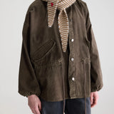 Dusol Scarf - Chocolate/Oyster