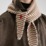Dusol Scarf - Chocolate/Oyster