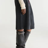 Samy Shorts - Anthracite Stripe