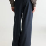 Jenoa Trousers - Navy/Grey Check