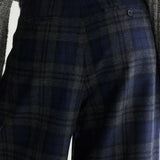 Jenoa Trousers - Navy/Grey Check