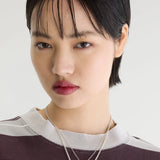 Franto T-shirt - Burgundy Stripe