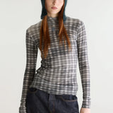 Vinny T-shirt - Grey Check