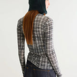 Vinny T-shirt - Grey Check