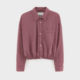 Gemma Shirt - Ruby Check