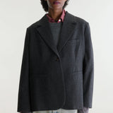 Valenti Blazer - Anthracite Stripe