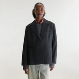 Valenti Blazer - Anthracite Stripe