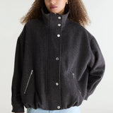 Jellis Jacket - Dark Roast/Grey