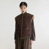 Haalo Reversible Gilet - Leopard/Sheep