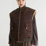 Haalo Reversible Gilet - Leopard/Sheep