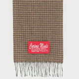 Milan Scarf - Brown Houndstooth