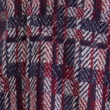 Aet Knitted Overshirt - Burgundy Jacquard