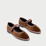 Balthasar Mary Jane Shoes - Brown