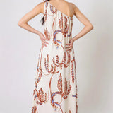 Birds Of A Feather Sunset Dress - Cream