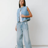 Pablo Quilted Waistcoat - Summer Sky