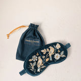 Botanical Birds Eye Mask - Ink Blue