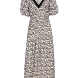 Camilo Bicolor Dress - White/Black