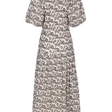 Camilo Bicolor Dress - White/Black