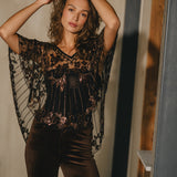 Corrie's Bravado Kick Flare Trousers - Brown