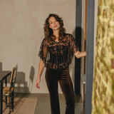 Corrie's Bravado Kick Flare Trousers - Brown