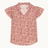 Ceci S/S Top - Pink