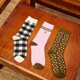 Cornish Set of 3 Socks - Black