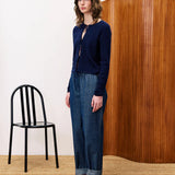 Oxalis Trousers - Navy