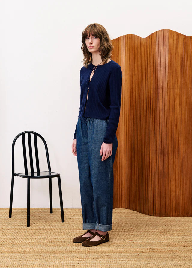 Oxalis Trousers - Navy