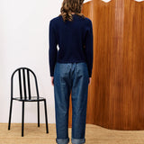Oxalis Trousers - Navy