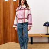 Galea Coat - Lilac Check