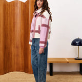 Galea Coat - Lilac Check