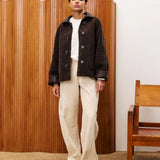 Honeybush Reversible Coat - Chocolate