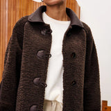 Honeybush Reversible Coat - Chocolate