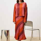 Khan Skirt - Red Stripe